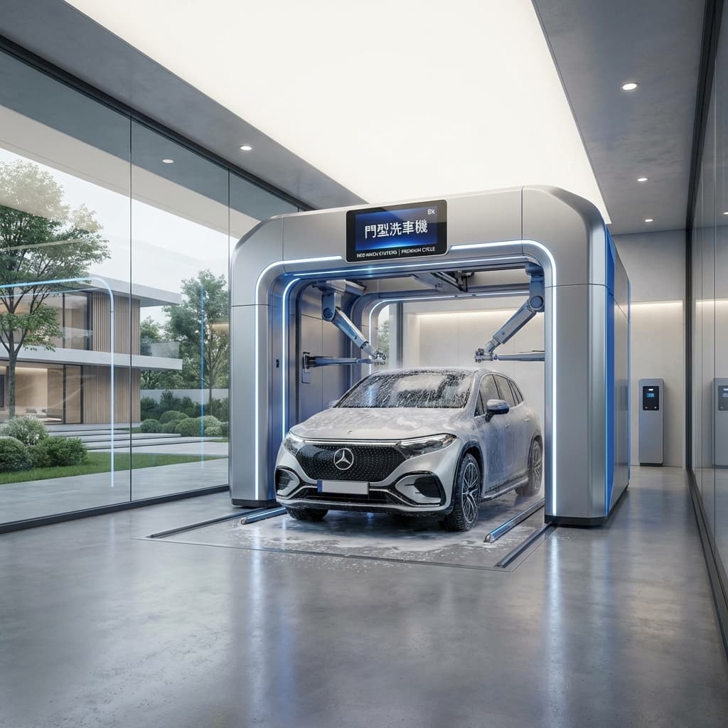 Futuristic Gantry Car Wash