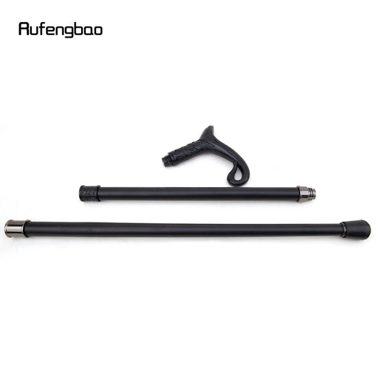 Black Luxury Curve Line Type Walking Cane Fashion Decorative Walking Stick Gentleman Elegant Cosplay Cane Knob Crosier 93cm
